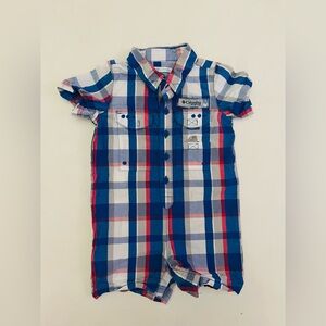Colombia PFG Romper boys red white and blue size 12-18 months